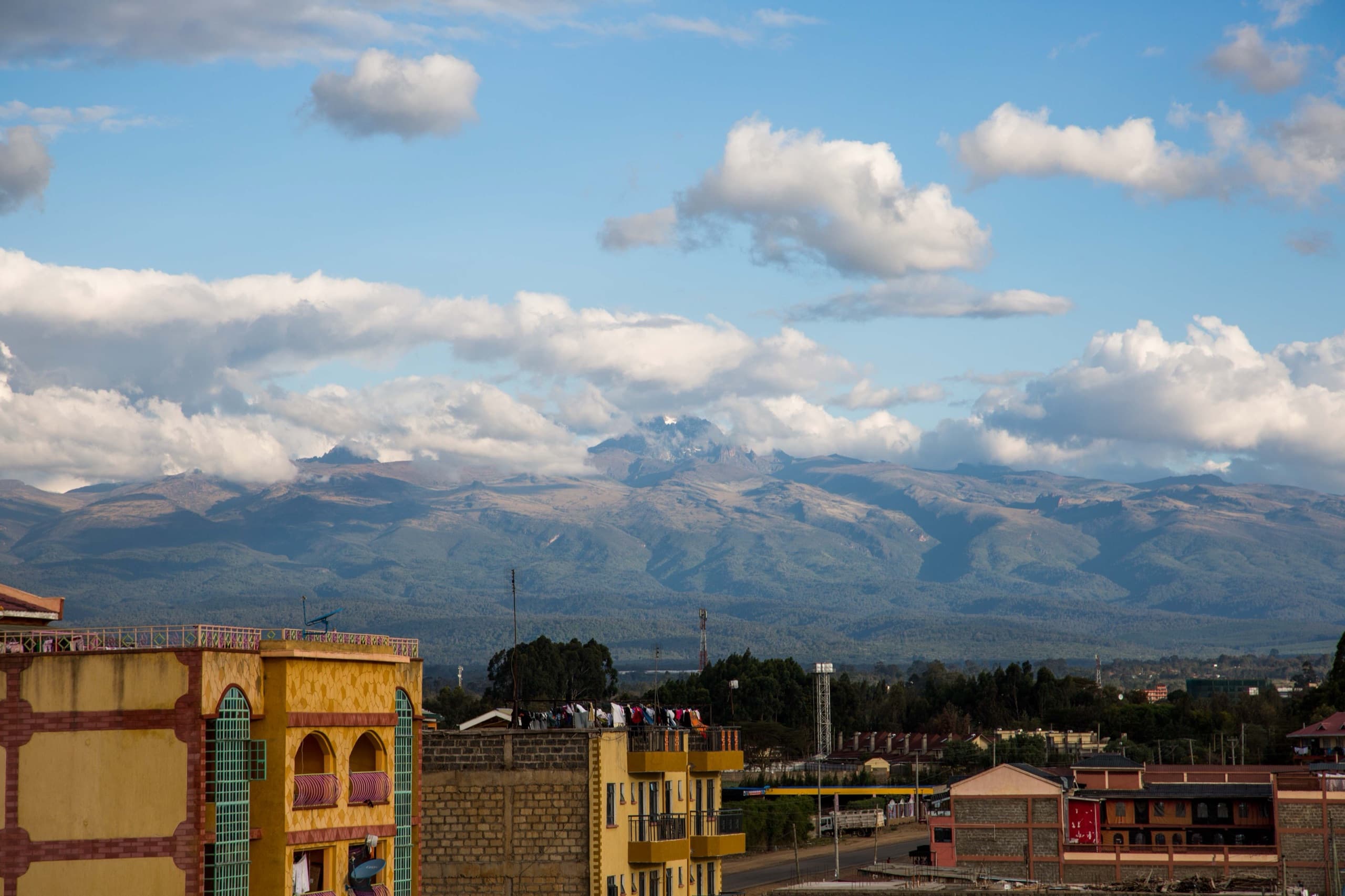 Milans by KCiti, mt kenya from the roof